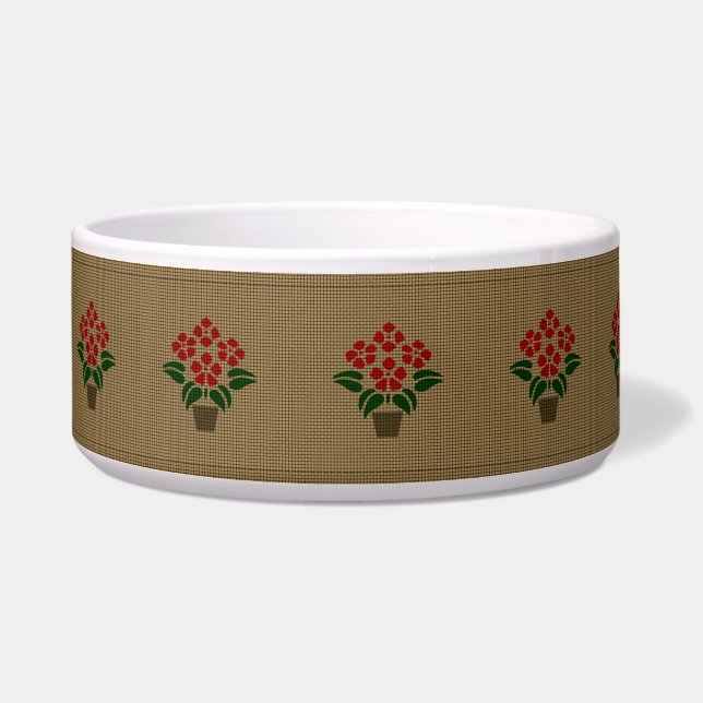 Woven Poinsetta (Left)