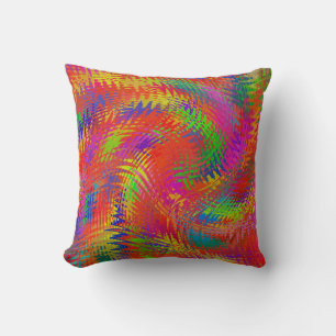 Woven Rainbow Cushion