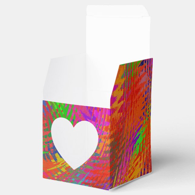 Woven Rainbow Favour Box (Opened)