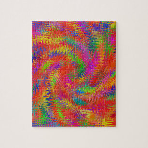 Woven Rainbow Jigsaw Puzzle
