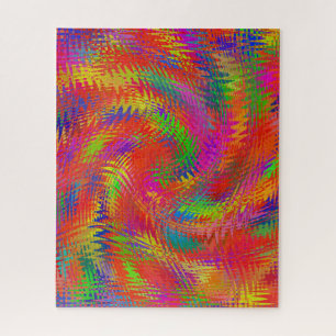 Woven Rainbow Jigsaw Puzzle