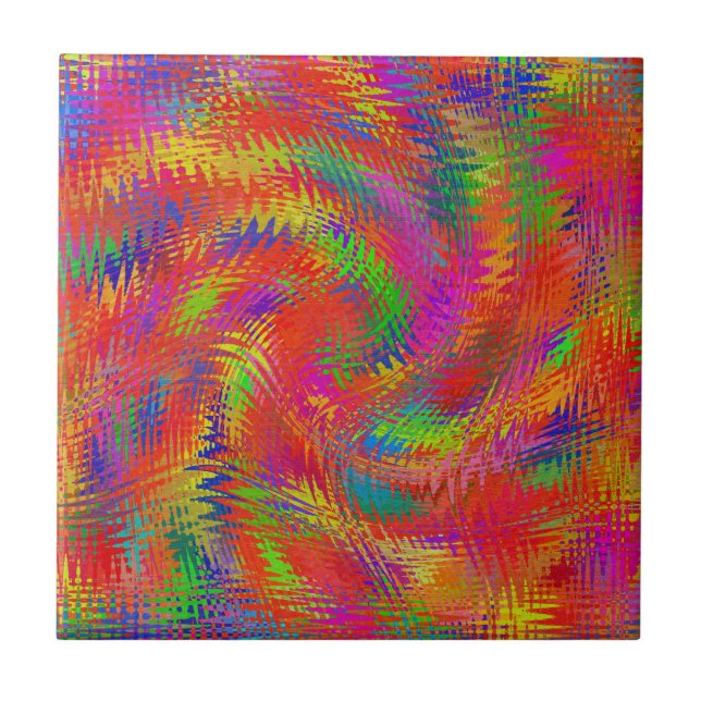 Woven Rainbow Tile (Front)