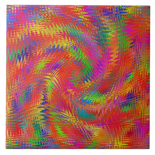 Woven Rainbow Tile (Front)