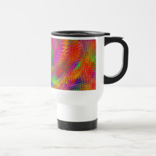 Woven Rainbow Travel Mug