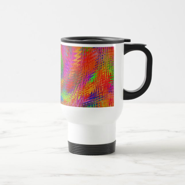 Woven Rainbow Travel Mug (Right)