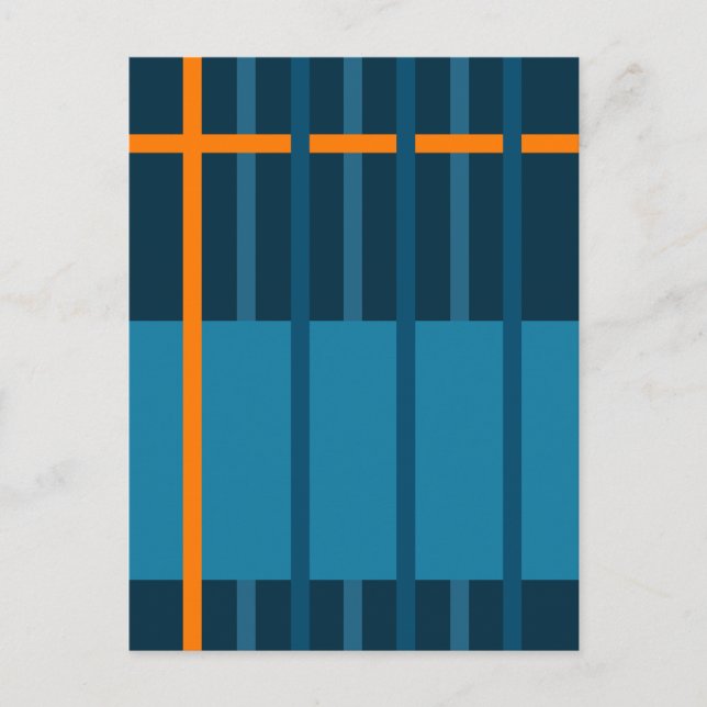 Woven Stripes 1 Postcard (Front)