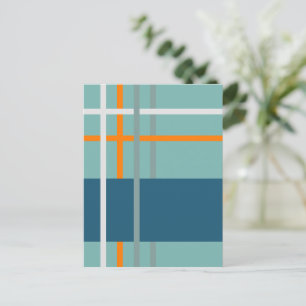 Woven Stripes Postcard