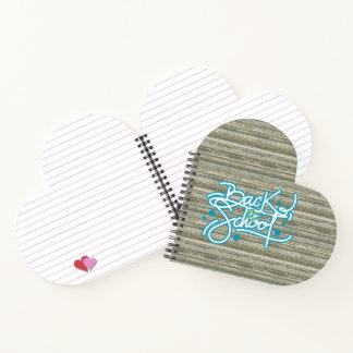 Woven texture quote Back to School Notebook