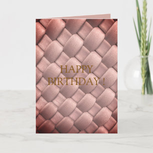 WOVEN TOGETHER FABRIC OVERLAP DESIGN OF LINES CARD