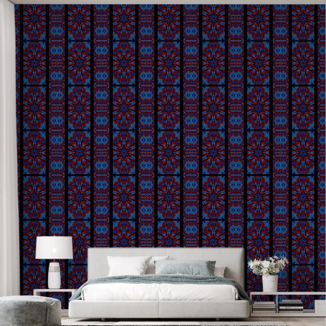 Woven Wildflower Wallpaper (Bedroom)