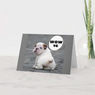 WOW--***16**** WAY TO GO! CARD