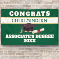 Wow! Associate's degree Graduation Banner