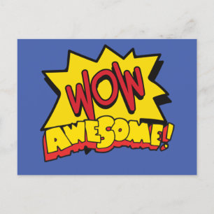 WOW Awesome! Holiday Postcard