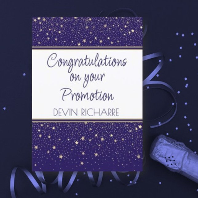 Wow! Congratulations on Promotion Greeting card (Creator Uploaded)
