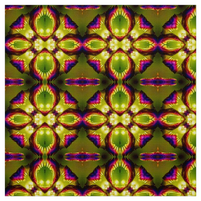 WOW ~ COOL! ~ Fluoro fabric shades ~ Green Purple (Swatch)