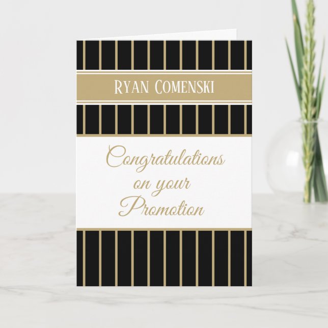 Wow! Custom Congrats on job promotion card (Front)