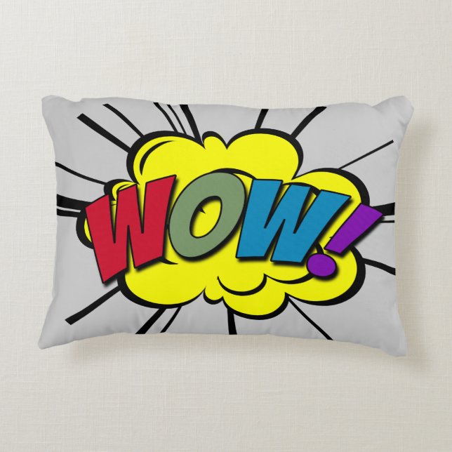 WOW! DECORATIVE CUSHION (Back)