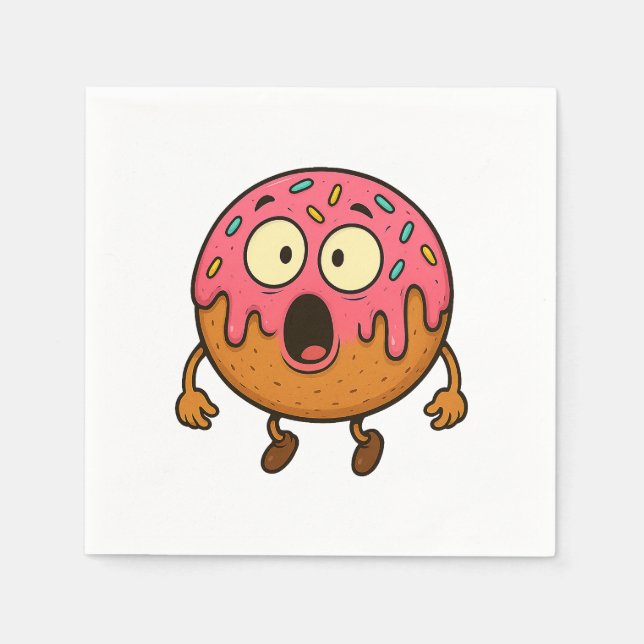 Wow Doughnut Napkin (Front)