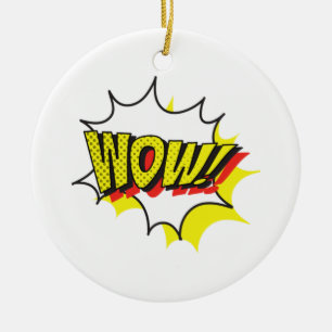 Wow free day Classic Ceramic Tree Decoration