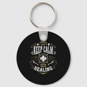 Wow Healer I Can't Keep Calm I'm Gaming  Key Ring