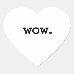 wow. heart sticker
