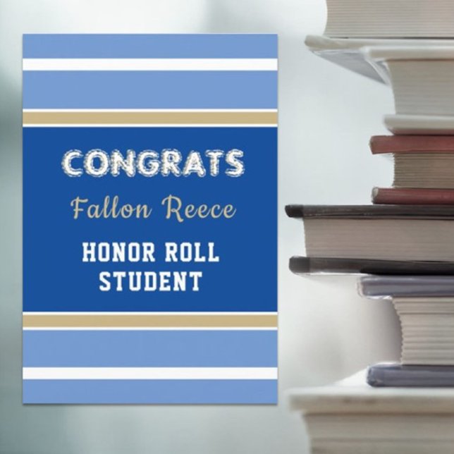 Wow! Honour Roll Congrats Card (Creator Uploaded)