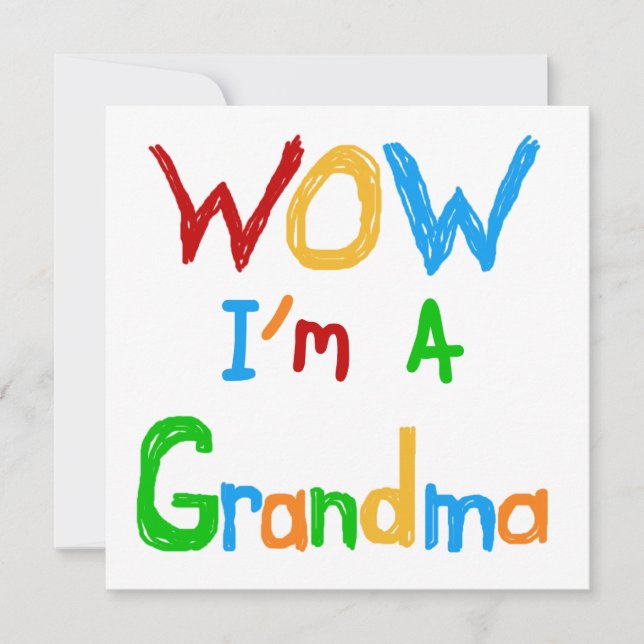 WOW I'm a Grandma T-shirts and Gifts (Front)