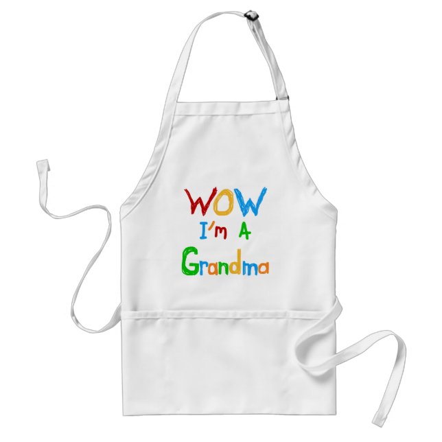 WOW I'm a Grandma T-shirts and Gifts Standard Apron (Front)
