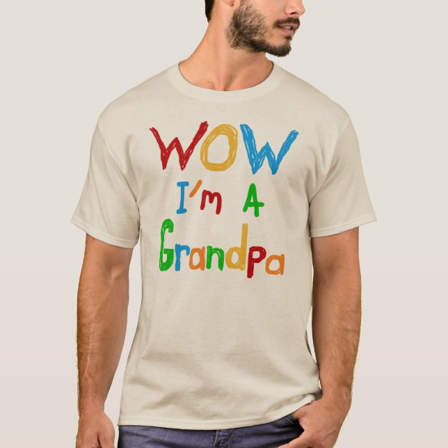 WOW I'm a Grandpa T-shirts and Gifts (Front)
