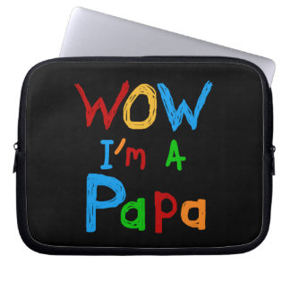 Wow I'm a Papa Tshirts and GIfts Laptop Sleeve