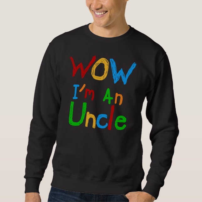 WOW I'm an Uncle T-shirts and GIfts (Front)