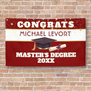 Wow! Masters Graduation Banner