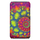 Wow Spiralling Neon Green Pink Fractal Art