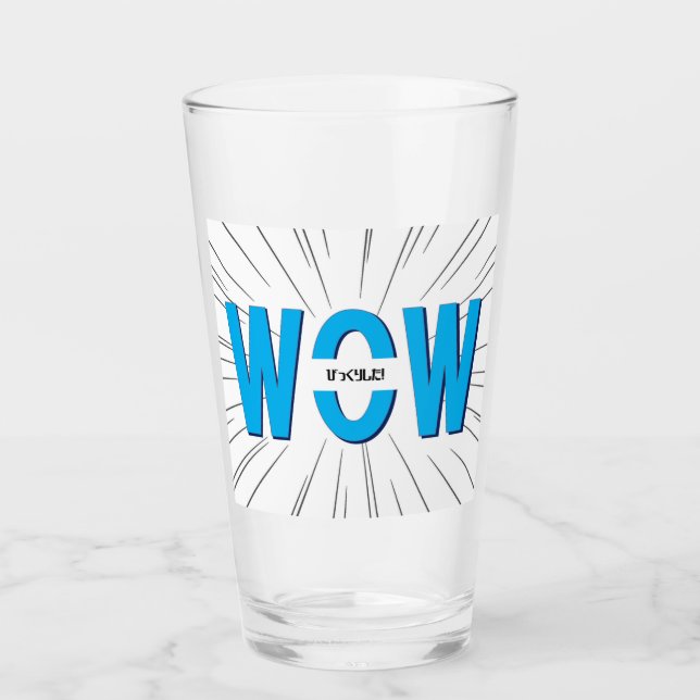WOW Surprised Glass (Front)