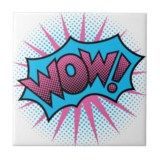 Wow Text Design Tile