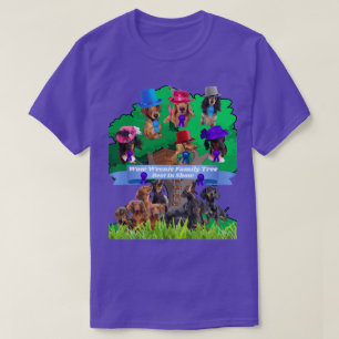 Wow Weenie Family Tree Purple Tee For Men/Women