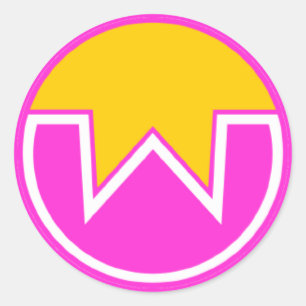 wownero  classic round sticker