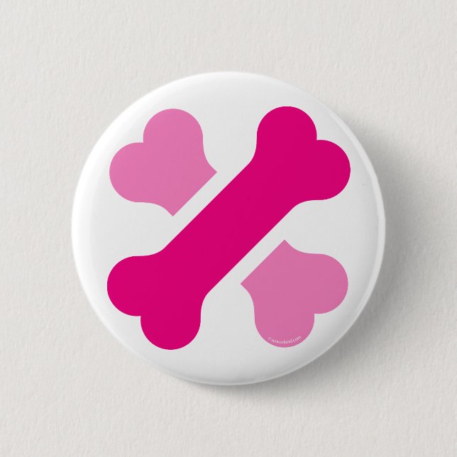 WOWO_006_Pink_K 6 Cm Round Badge (Front)