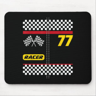 Wowsome! Racing Shirt - Black, Adult, Uni, Short S Mouse Pad