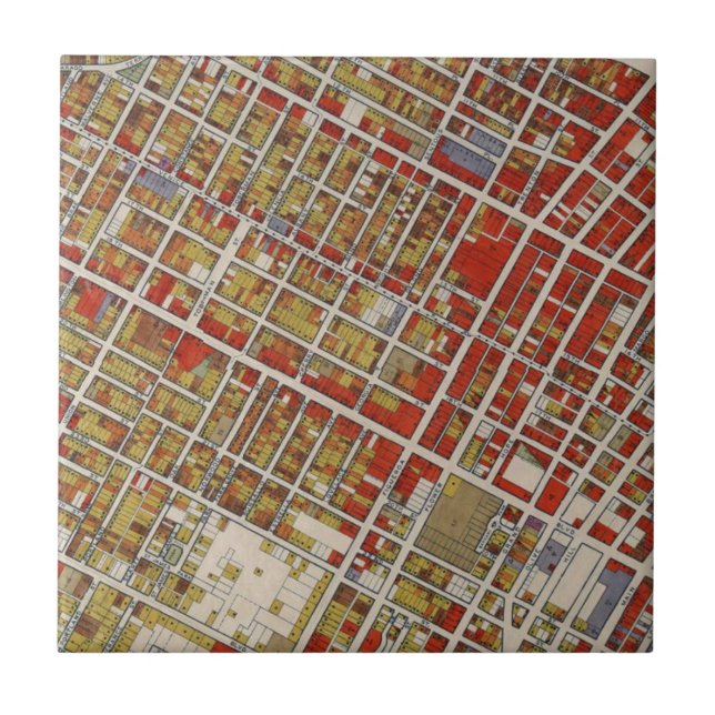 WPA map of central Los Angeles Tile (Front)