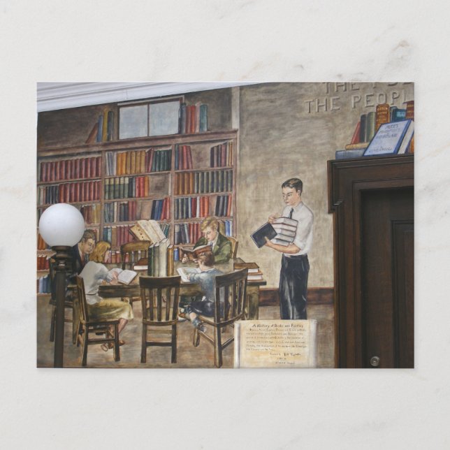 WPA Murals 8 ~ postcard (Front)