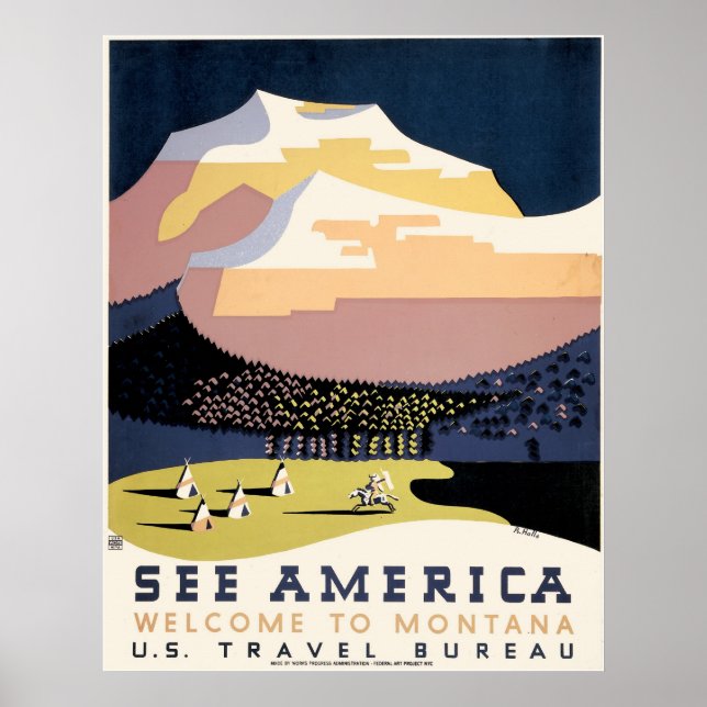 WPA Poster for Travel (Front)