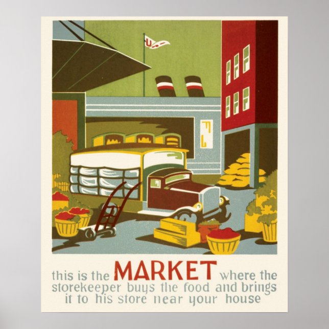 WPA Poster Market (Front)