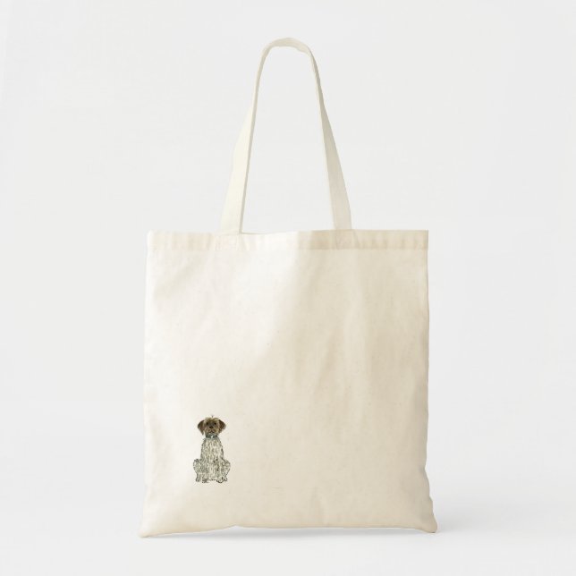 WPG Wirehaired Pointing Griffon Dog Art Tote Bag (Front)