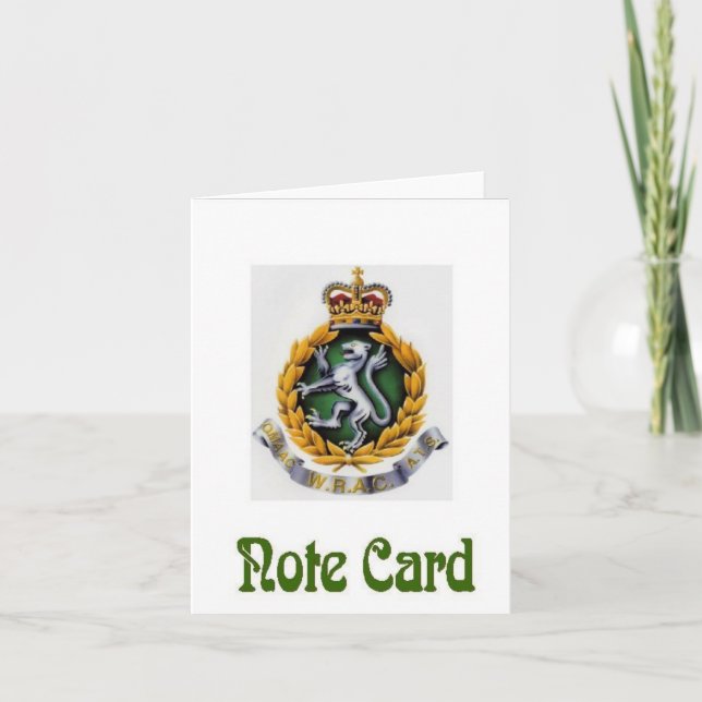 WRAC NoteCard (Front)