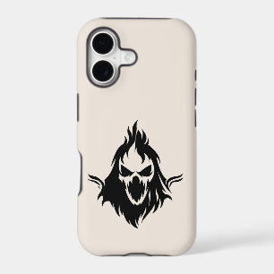 Wraith Face Minimalist Art iPhone Case
