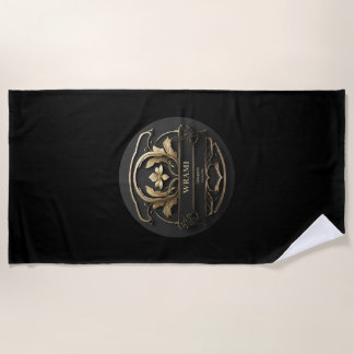 Wrami logo, Designed by Kay Uwe Rott Beach Towel