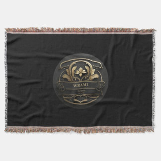 Wrami logo, Designed by Kay Uwe Rott Throw Blanket