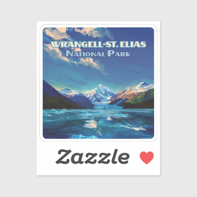 Wrangell St. Elias National Park Alaska Vintage (Sheet)