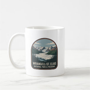 Wrangell–St. Elias National Park Badge Coffee Mug